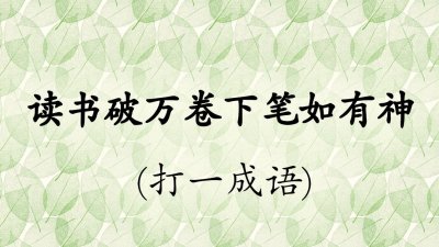 ​十条谜语，“12345678”打一成语，全家出动竟然没猜对